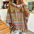 thumbnail image 1 of Hoodies for Women Oversized 3/4 Sleeve Hooded Pullover Sweatshirt Loose Relaxed Fit Casual Fall Outfits, 1 of 6