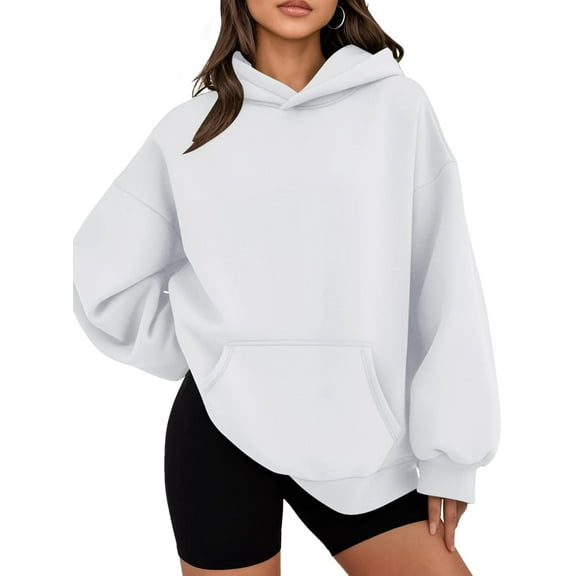 Hoodies for Women Oversized Sweatshirts Fall Fashion Outfits Casual Sweaters Tops Fleece Workout Winter Clothes