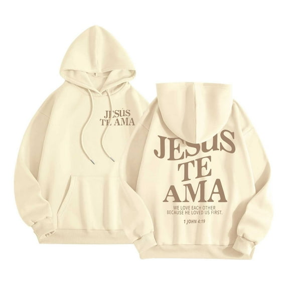 Hoodies for Women Plus Size Quarter Zip Streetwear Women's Letter Print Hoodies Long Sleeved With Pockets Hoodie