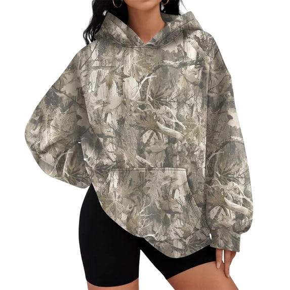 Hoodies for Women Sweatshirt Hooded Long Sleeve Casual Tops Pullover Sweater with Pocket L