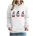 thumbnail image 1 of Hoodies for Women Valentines Drawstring Pullover Hoodie Casual Loose Print Hoodies with Pockets, 1 of 4