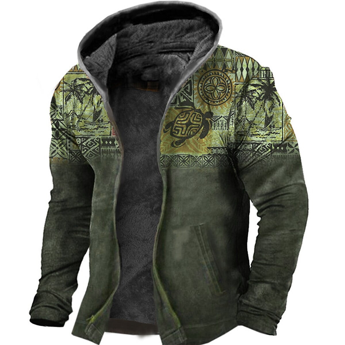 Hoodies for men comfy Zip Jacket essentials zip hoodie Winter Wool JacketLong Sleeve Sports Pullover