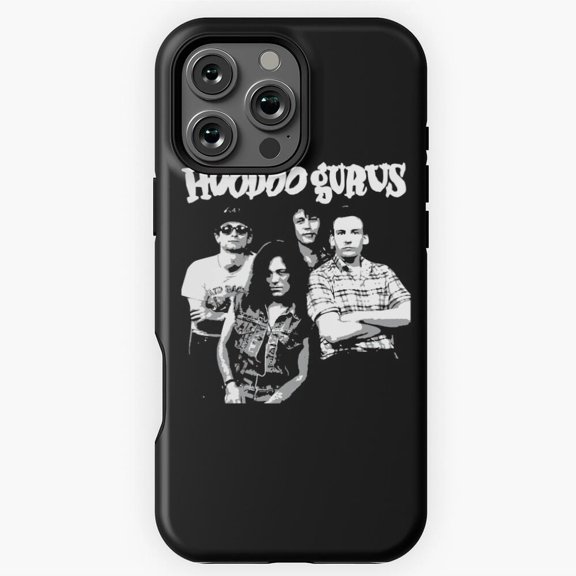 Hoodoo Gurus Vintage Picture Rock Band Phone Case for iPhone 16 15 14 13 12 11 Pro Max