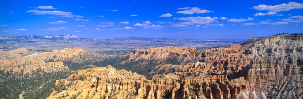Hoodoos at Sunrise Bryce Canyon National Park Southern Utah Canvas Art - Panoramic Images (36 x 12)