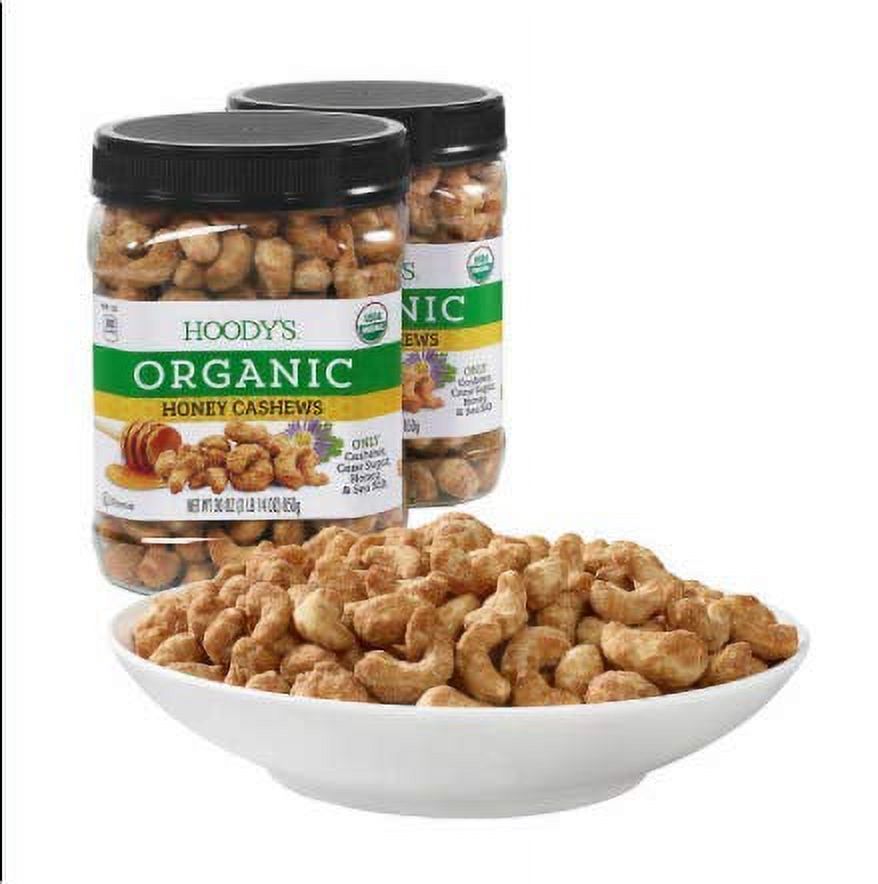 Hoody's Organic Honey Cashews 30 oz, 2count