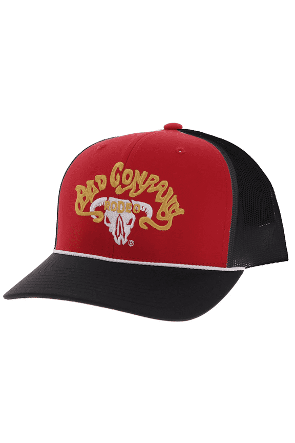 Bad Company Red Black - Hats Cap - Bc004T-Rdbk