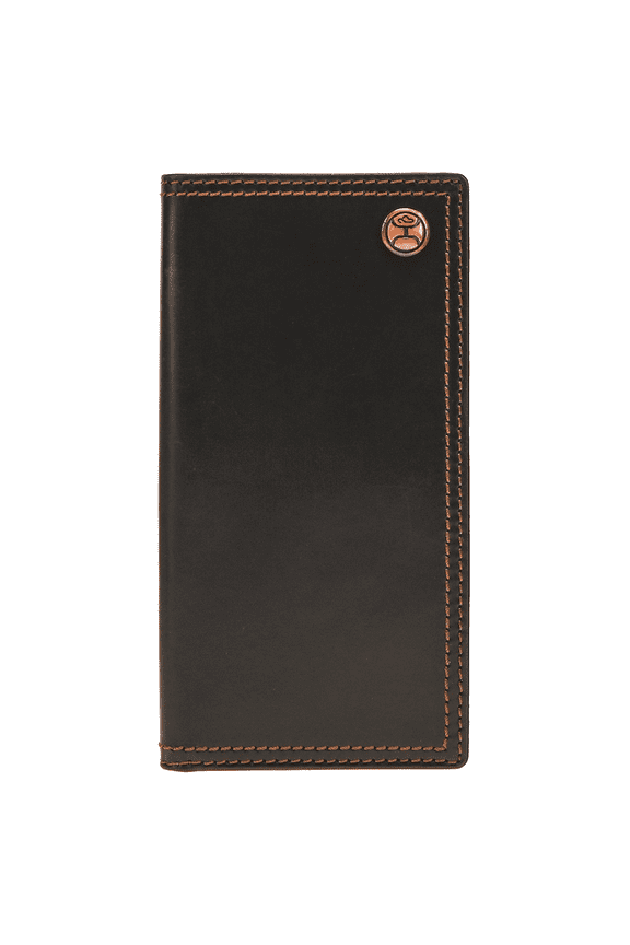 Smooth Black Rodeo Logo Rivet - Accessories Wallet  - Hw001-Bk
