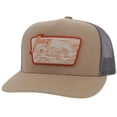 thumbnail image 1 of Hooey Men's Davis 5-panel Tan  Grey Trucker Cap 2141T-TNGY, 1 of 5