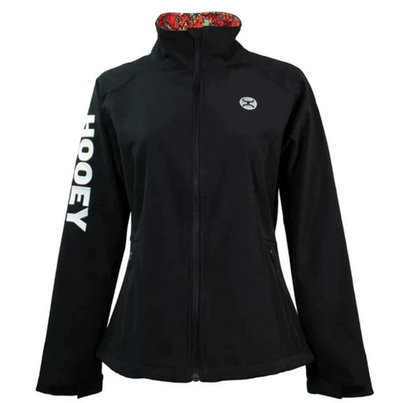 Hooey® Ladies Softshell Logo Black Jacket HJ105BK