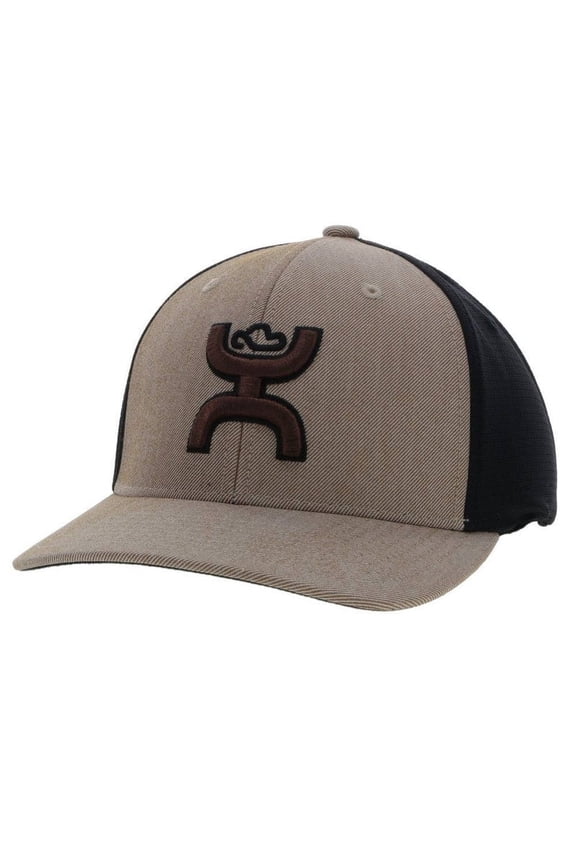 Men's "Ash" Flexfit Hat Tan/Black - 2231TNBK