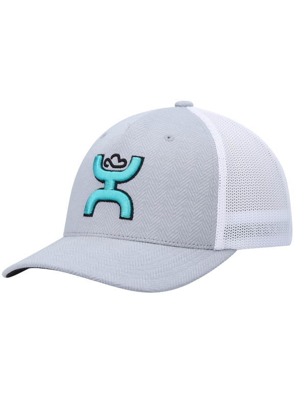 Men's HOOey Gray/White Coach Flex Hat