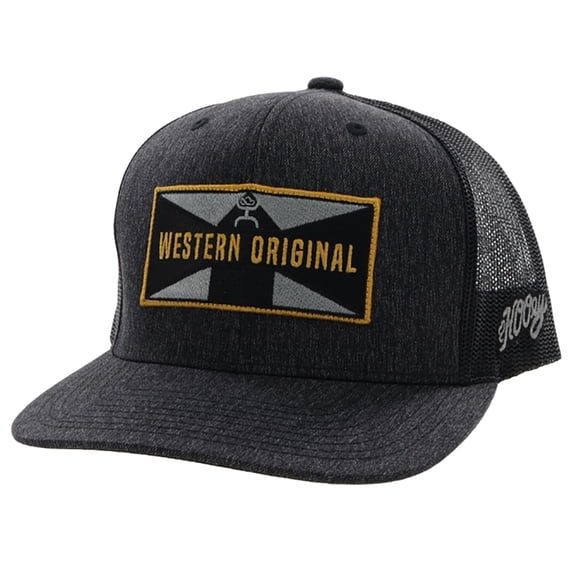 Hooey® Men's Holley 6 Panel Black Trucker Cap 2229T-BK
