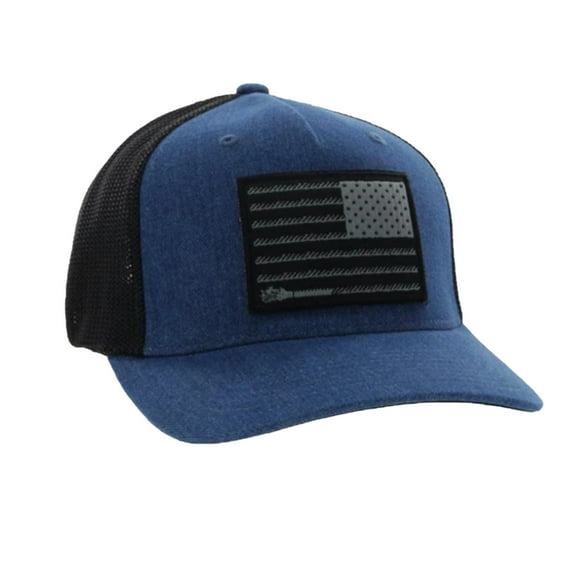 Hooey Men's Liberty Roper 5-panel Denim  Black Flexfit Cap 2210DEBK