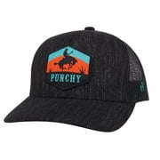 Hooey Mens Punchy Patch Logo Trucker Cap - 5027T-BK One Size