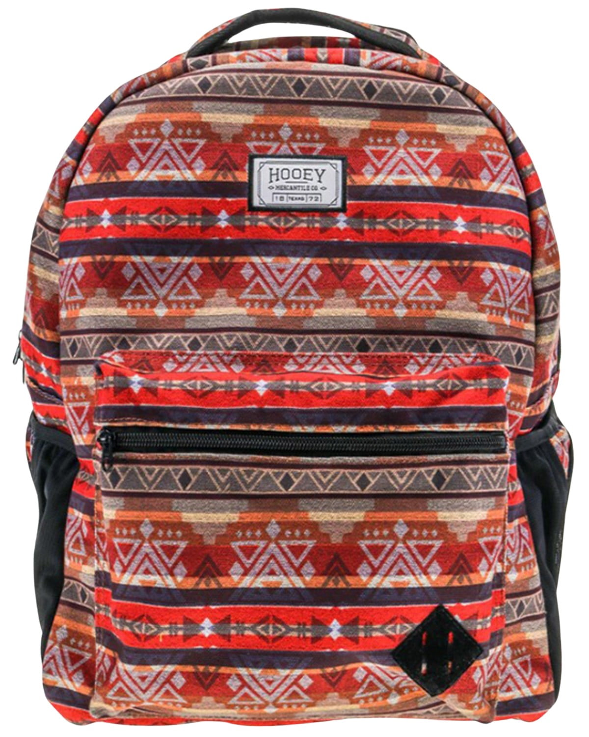 Hooey Men's Recess Southwestern Print Backpack Red One Size