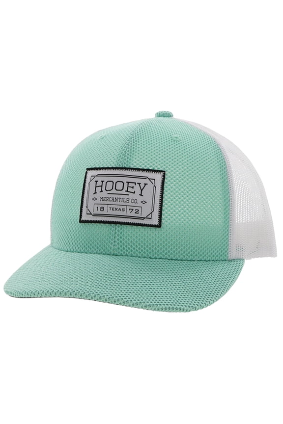 Men's Doc 6-panel Teal  White Aztec Trucker Cap 2202T-TLWH