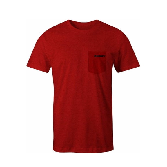 Hooey Men's Guadalupe Crew Neck Logo Cranberry Shirt HT1509RD