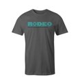 thumbnail image 1 of Hooey Mens Rodeo Heather Grey Crew Neck T-Shirt (X-Large, Heather Grey), 1 of 1
