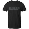 thumbnail image 1 of Hooey Mens Rodeo Logo Crew Neck Short Sleeve Tee Shirt (Black, Medium), 1 of 3