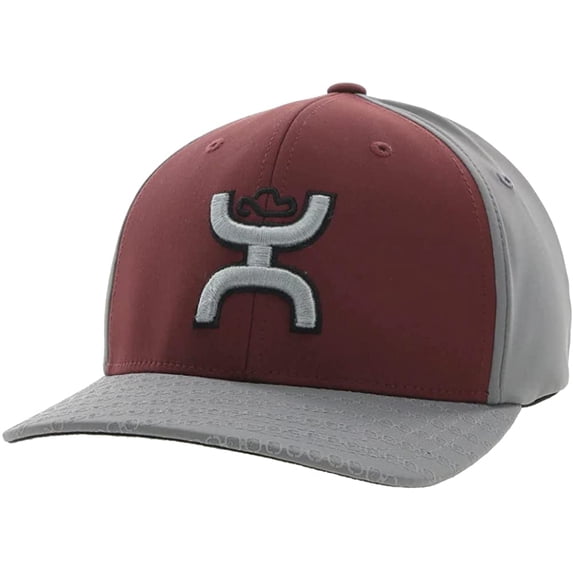Hooey Mens Solo III 6-Panel Flexfit Embroidered Logo Baseball Hat (LXL)