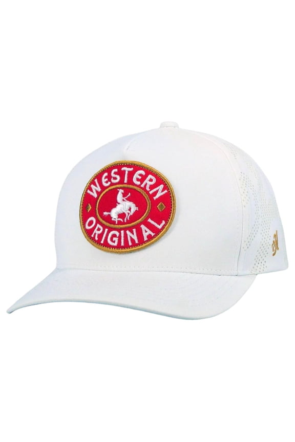 Mens Steamboat White Patch Logo Adjustable Snapback Cap Hat