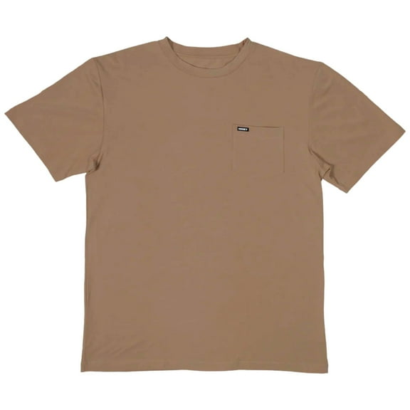 Hooey Mens The San Jose Premium Bamboo Fabric Short Sleeve Pocket T-Shirt, Tan (L)
