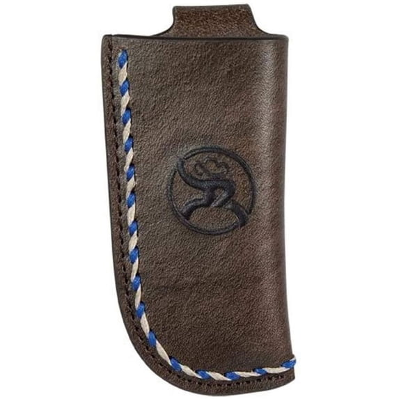 Hooey Roughy Logo Lace Stitched Leather Knife Sheath