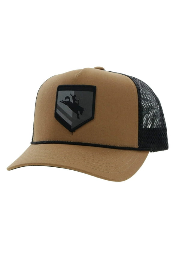 "Tibbs" Roughy 5-Panel Trucker Snapback Hat 4038T-TNBK