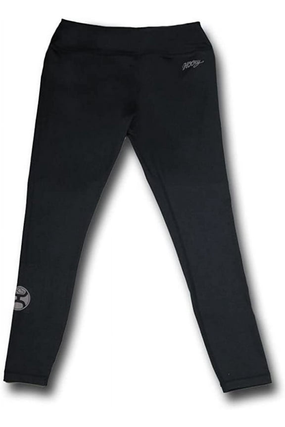 Hooey Womens Lightweight Stretch Athletic Yoga Pant Legging (S, Black)