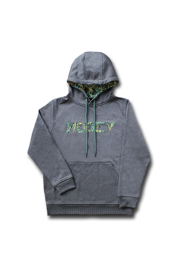 Youth Gray Ziggy Logo Athletic Fit Pullover Hoodie (M)