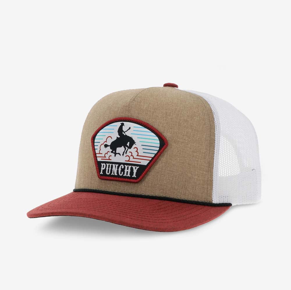 Hooey Youth Punchy Tan and White Ball Cap