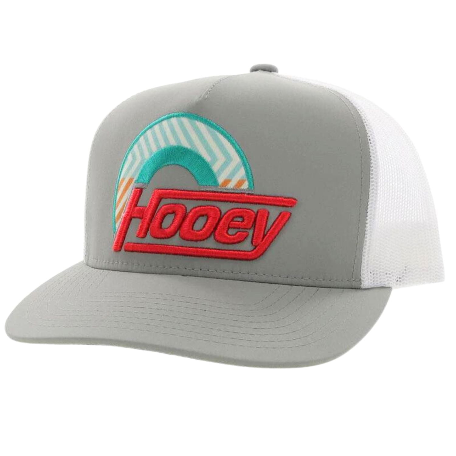 Hooey Youth Suds Adjustable Snapback Cap Hat (Grey/White)