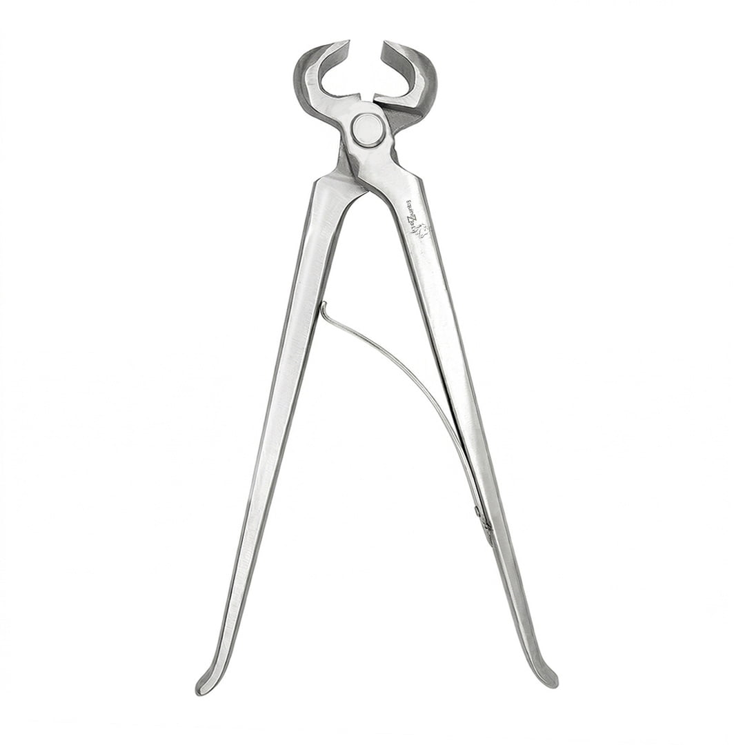 Equinez Tools Premium Farrier Nail Puller – Vanadium Steel, Ergonomic Non-Slip Handle, Dull Finish For Hoof Care & Nail Removal