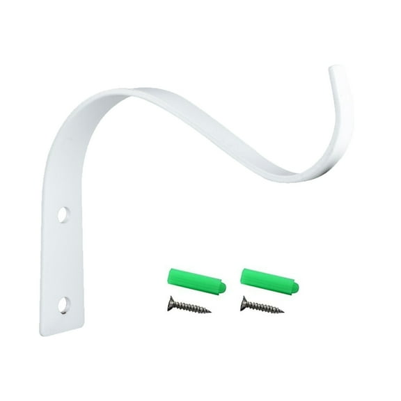 Hook 1 Piece Of White|Sturdy Hanging Plant Bracket Decorative Plant Hanger For Hanging Wall Hook S Shaped Rustic Decor Flower Pot Lamp Holder Indoor Outdoor Plant Bird Feeder Wind Chimes Hanger