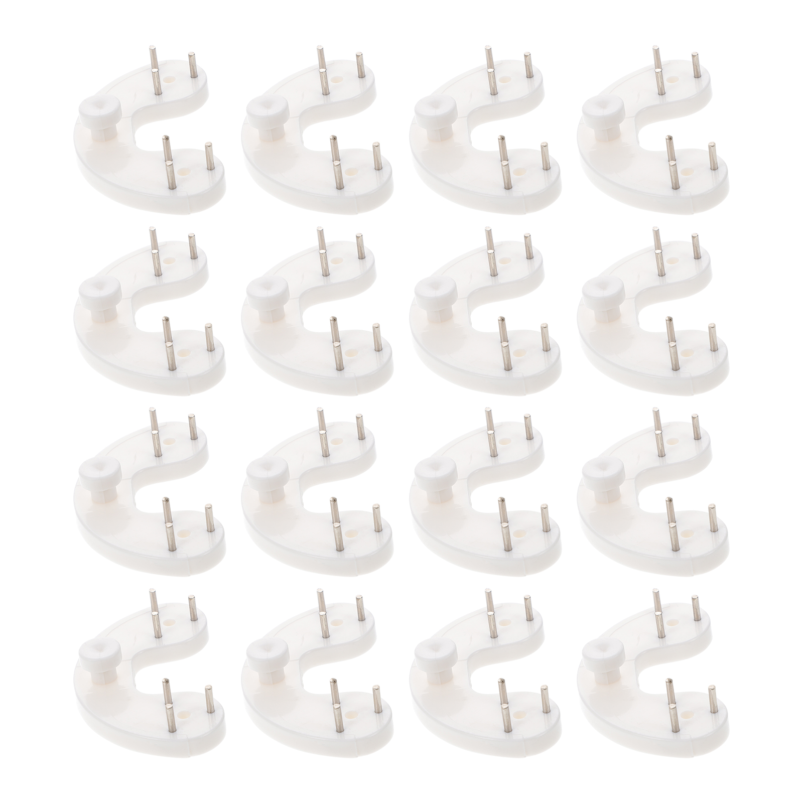 Hook 50 Pcs Drywall Picture Hanger Invisible Nail Hangers Screwless Painting Photo Frame White Abs Walmart