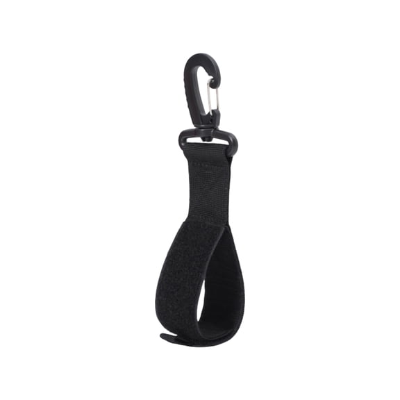 Hook, Adjustable Strap Accessory with Plastic Carabiner and Metal Clip for Stroller, Sup Paddle, Kayak, Outdoor and Travel Use