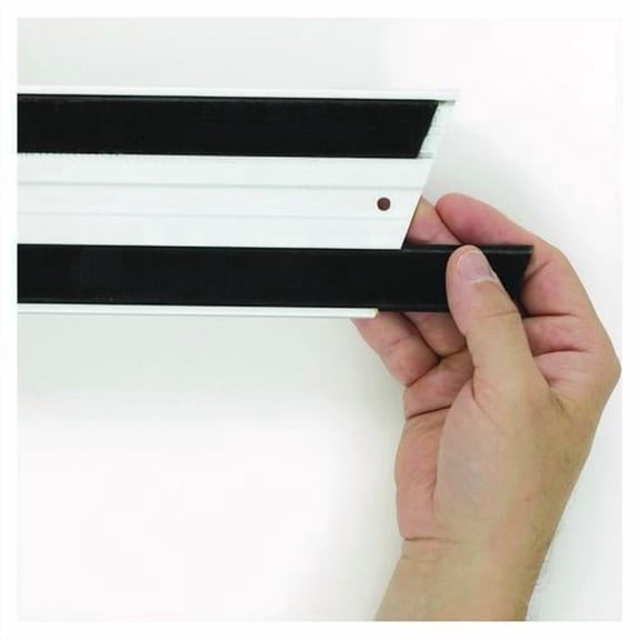Hook And Loop Replacement Strips, 1.1" X 18", Black | Bundle of 2