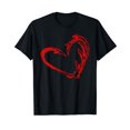 Hook & Antler Fisherman Hunter Heart Valentines Day TShirt