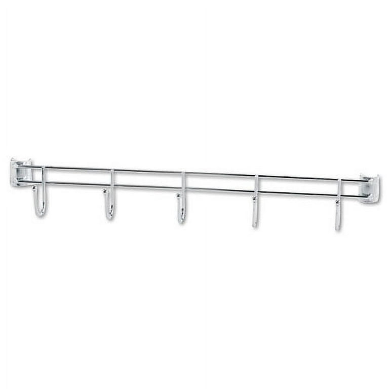 Hook Bars For Wire Shelving, Five Hooks, 24 Hook Bars For Wire Shelving, Five Hooks, 24