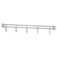 thumbnail image 1 of Hook Bars For Wire Shelving, Five Hooks, 24" Deep, Silver, 2 Bars/pack | Bundle of 5 Packs, 1 of 6