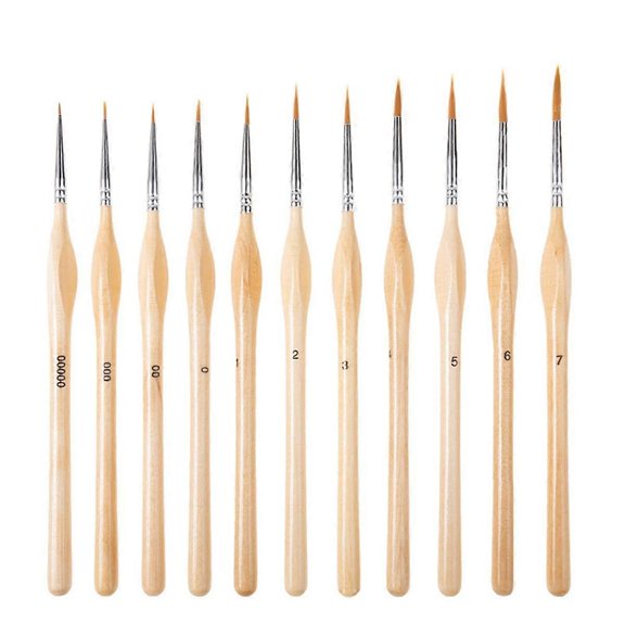 Hook Brush Handle With Ergonomic Grip Painting Detail Brush Artistic Painting Pen