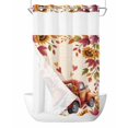 thumbnail image 1 of No Hook Cloth Fabric Shower Curtain with Snap in Liner, Fall Red Truck Waterproof Shower Curtains Set with See Through Top Window, Thanksgiving Sunflower Turkey Maple Leaf Linen Bath Curtains 54"x78", 1 of 6