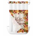 thumbnail image 1 of No Hook Cloth Fabric Shower Curtain with Snap in Liner, Maple Leaves Thanksgiving Waterproof Shower Curtains Set with See Through Top Window, Fall Botanical Autumn Leaves Rustic Bath Curtains 54"x78", 1 of 6
