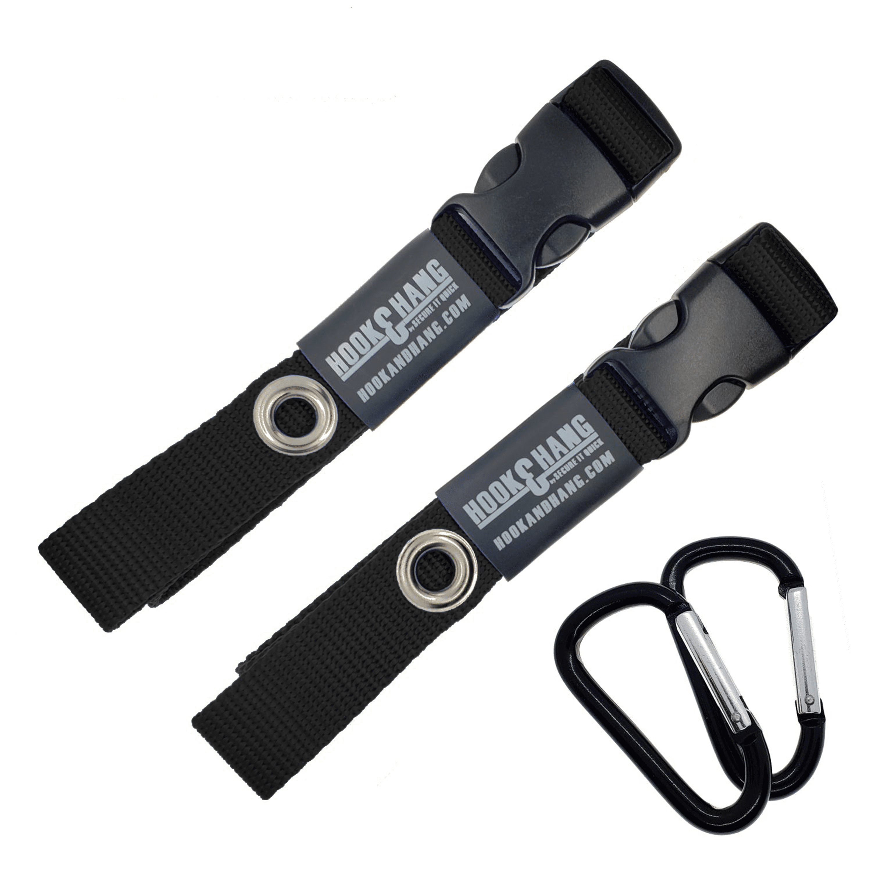 Hook & Cord Hook & Hang Storage Straps with Plastic Adjustable Buckle
