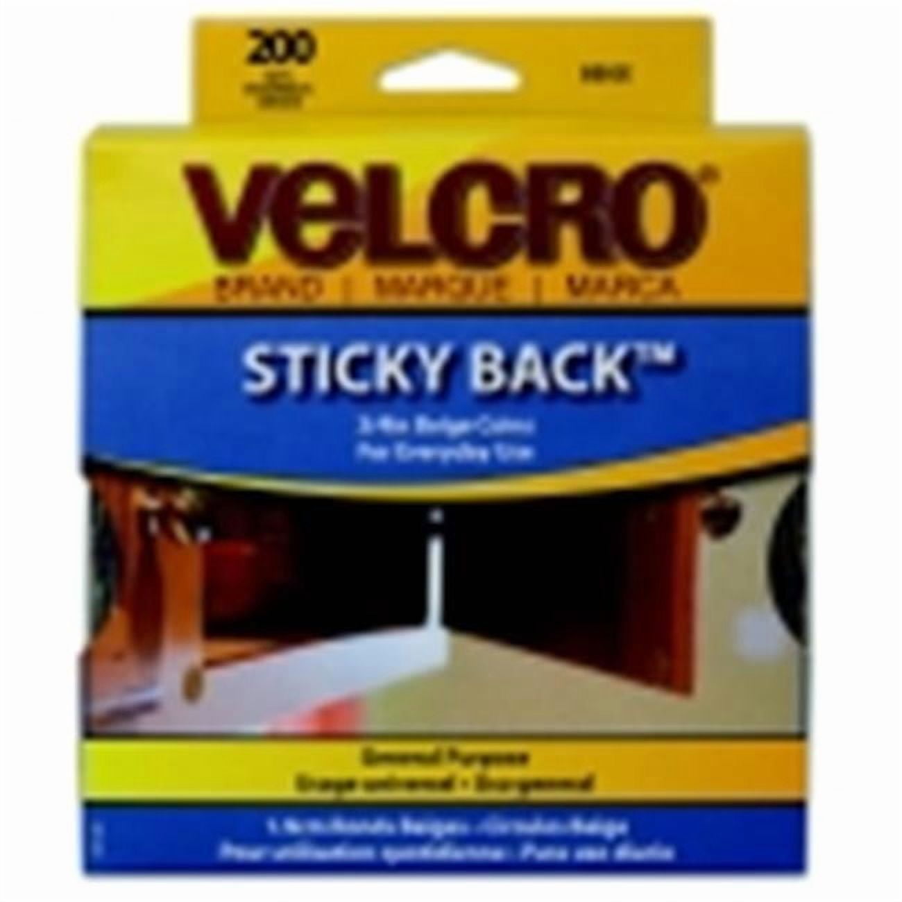 Hook Eye Adhesive Hook And Loop Fastener Coin - Black  Pack 200