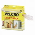thumbnail image 1 of Hook Eye Adhesive  Sticky-Back Hook & Loop Fasteners with Dispenser  3/4   x 30-ft. Roll  White, 1 of 1