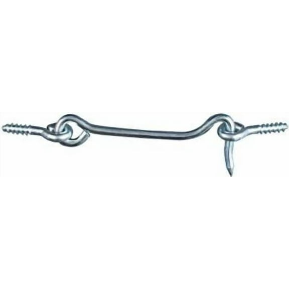 Hook & Eye, Zinc-Plated Steel Wire, 4-In. N226-373