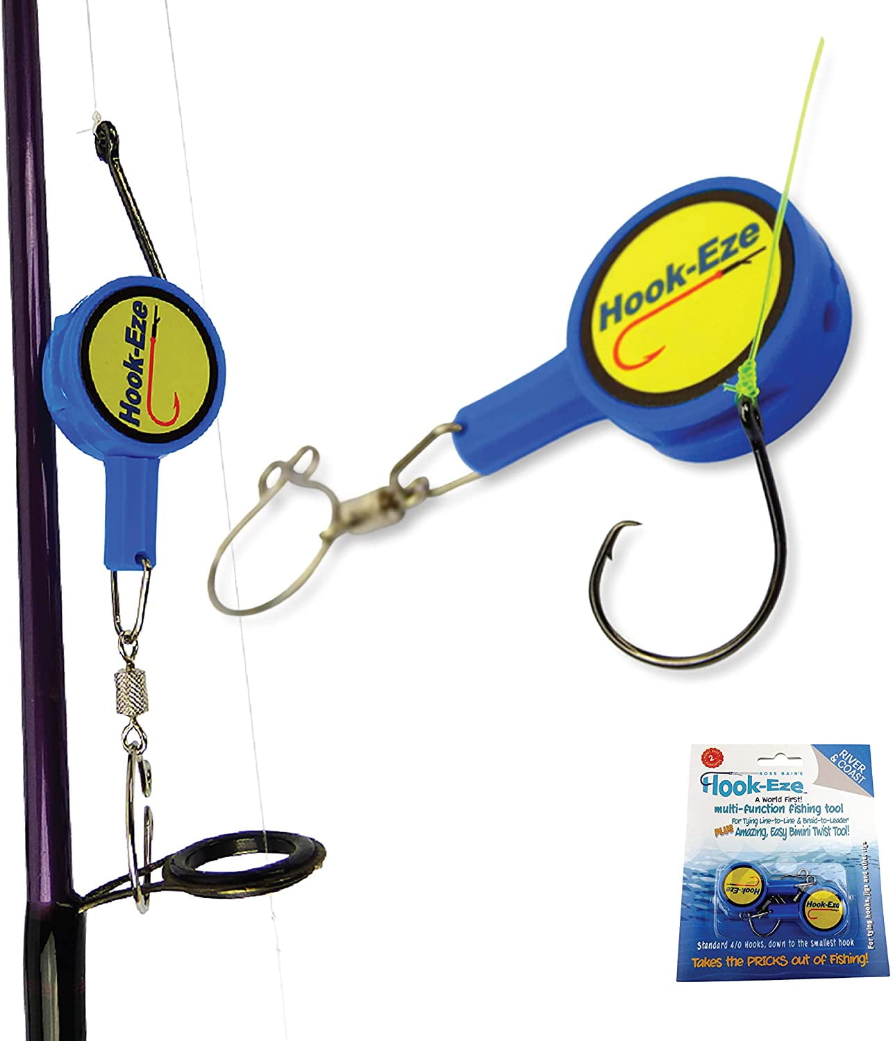 Hook-Eze Fishing Tool - 5 Twin Packs - Hook Tying Georgia