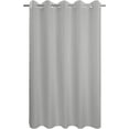 thumbnail image 1 of No Hook Grey Shower Curtain Soft Microfiber & Waterproof - Fabric Shower Curtain or Liner, Washable & Bottom Magnets, Hotel Cloth Shower Curtain, Gray, 71x74, 1 of 5
