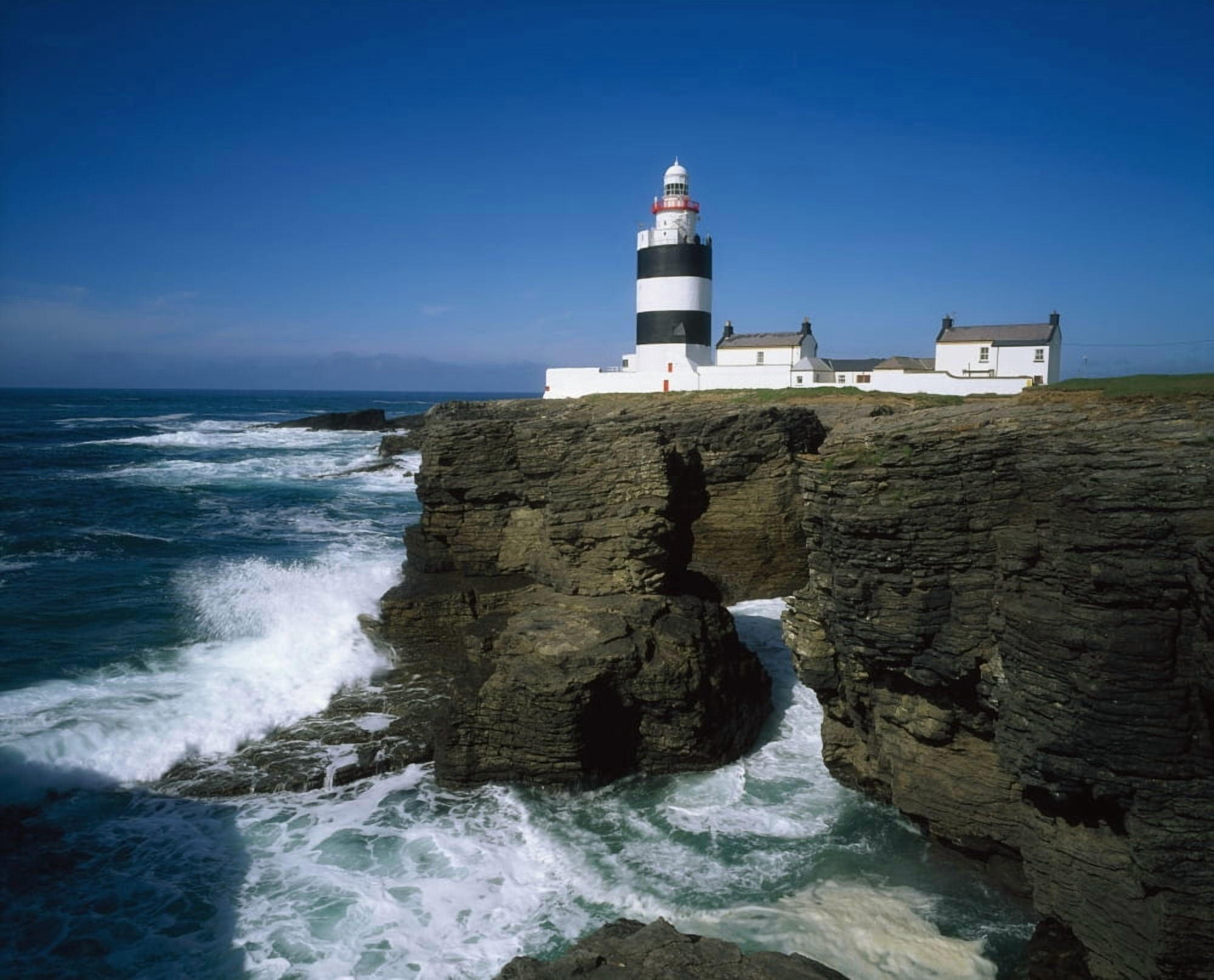 Hook Head Lighthouse Co Wexford Ireland Canvas Art - The Irish Image Collection Design Pics (17 x 13)